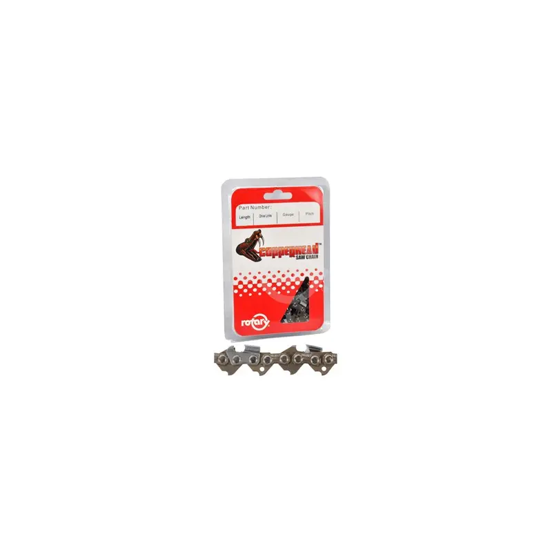 0.050" Gauge .325" Pitch 80-Link Semi-Chisel Saw Chain With Bumper Links – Model 7321080 1