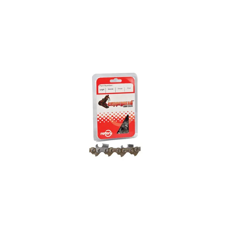 .050" × 3/8" Standard Pitch Full-Chisel Chainsaw Chain – 91-Link, No Bumper Links (7424091) 1