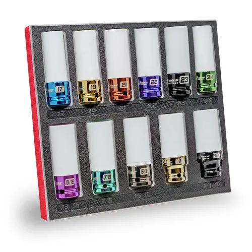 11-Piece Metric Non-Marring Lug Nut Socket Kit 1