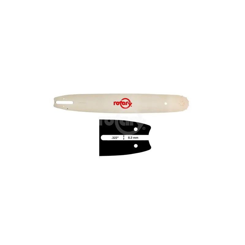 12" Consumer Chainsaw Bar – 3/8" Low-Profile Pitch, .050" Gauge (Part #9212112) 1