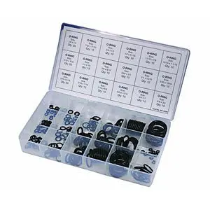 225-Piece Neoprene O-Ring Collection – Assorted Sizes (12) 1