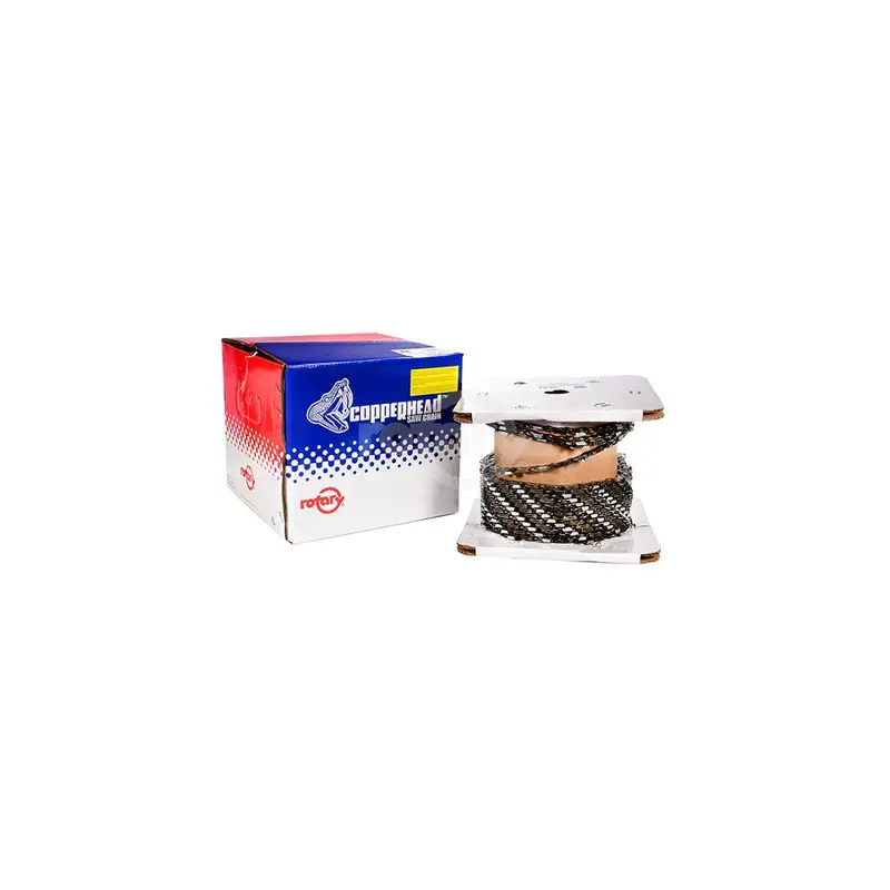 3/8" Low-Profile Semi-Chisel Chain – .043" Gauge, 25-Foot Roll, No Bumper Links (7212002) 1