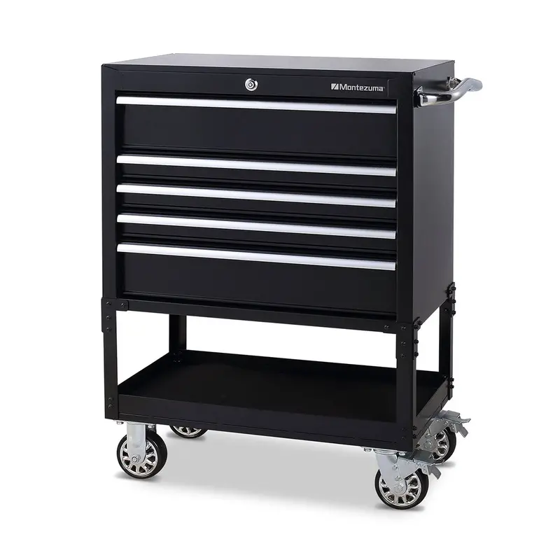 30-Inch Tall 5-Drawer Mobile Utility Cart 1