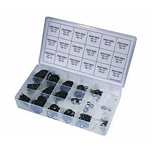 300-Piece Internal & External Snap Ring Kit (7) 1