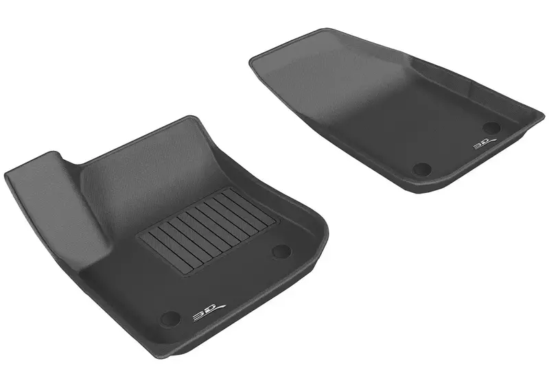 3D Maxpider L1Bc02411509 Kagu Floor Mats – Black, 2-Piece Front Set With All-Weather Protection 1