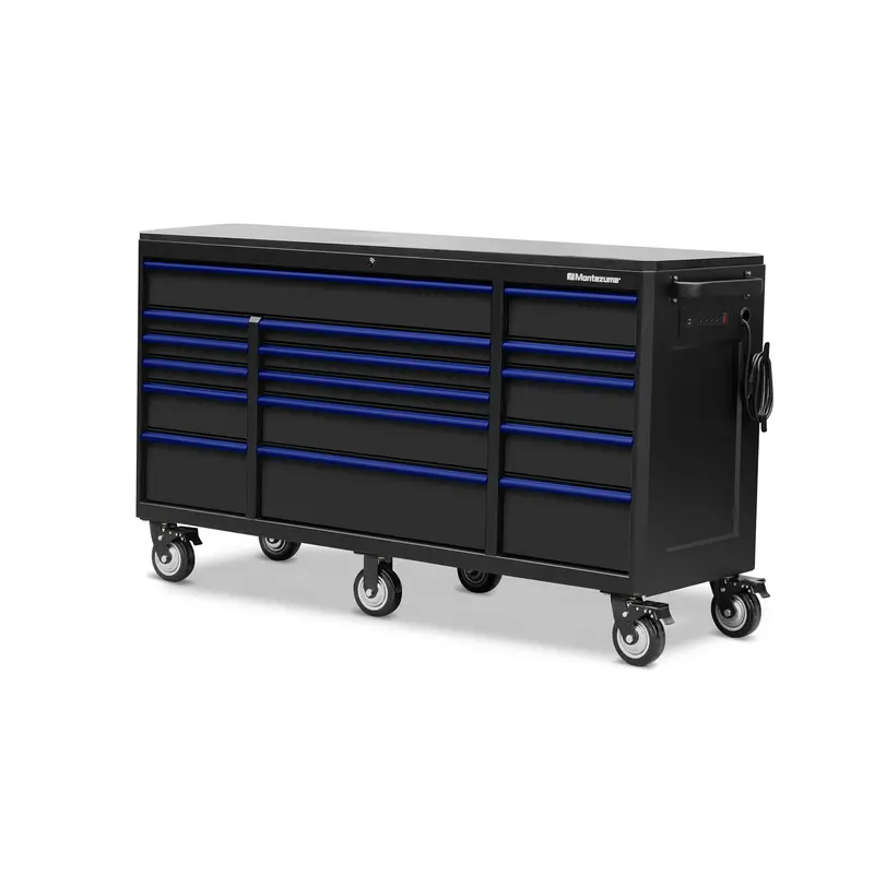 72" W × 24" D Space-Saving 16-Drawer Tool Cabinet 1