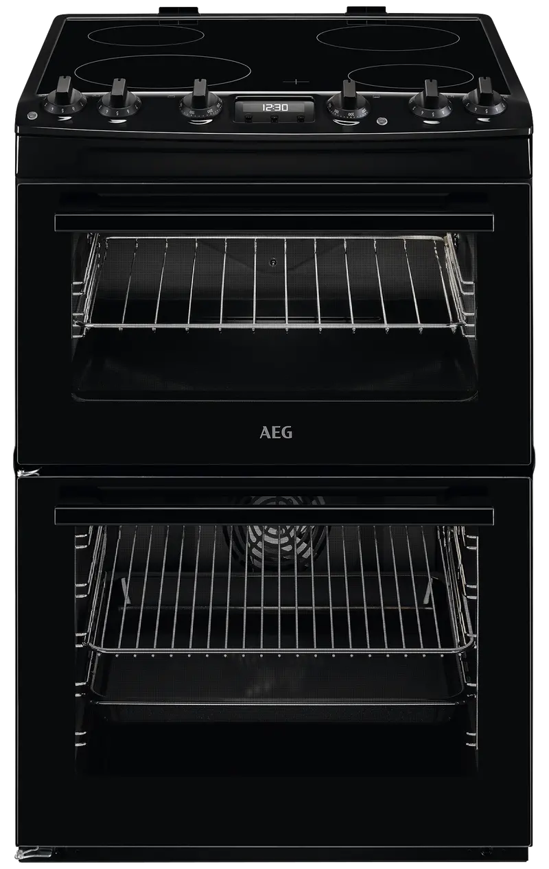 Aeg 5000 Surroundcook Ccx6540Acb 60Cm Ceramic-Hob Electric Cooker In Black 1