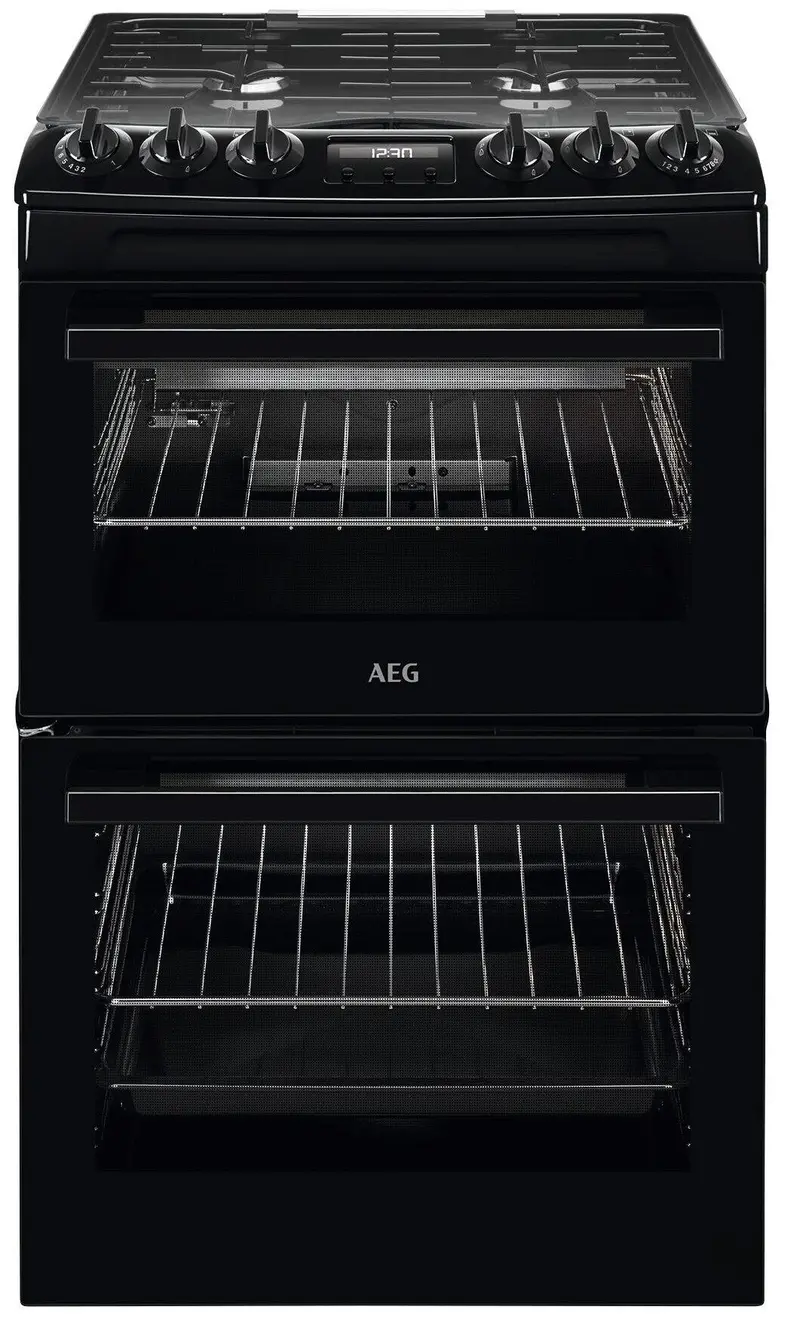 Aeg 55Cm Gas Cooker Cgx1130Acb – Compact Black Model 1