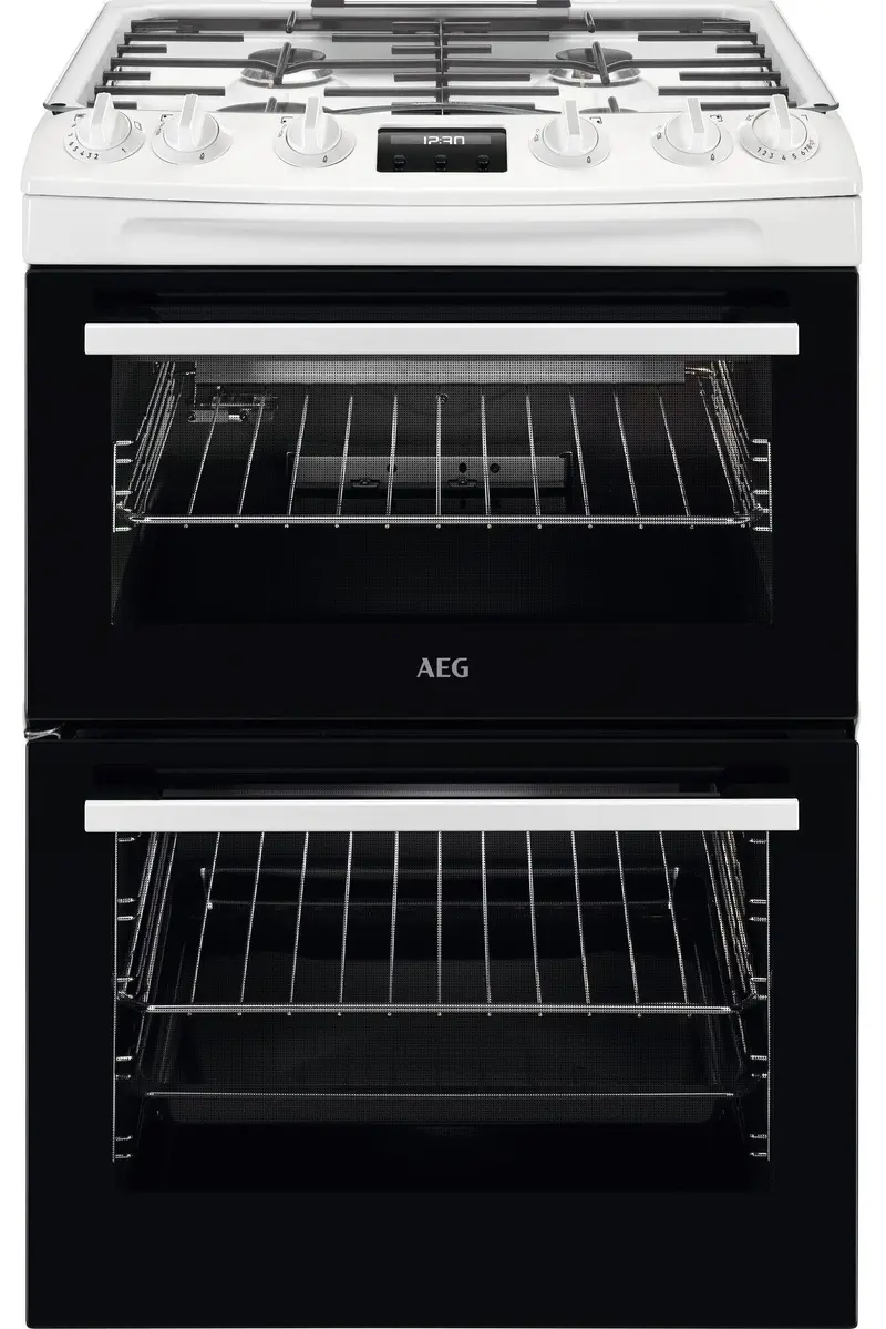 Aeg Cgx6130Acw 60Cm White Gas Cooker 1