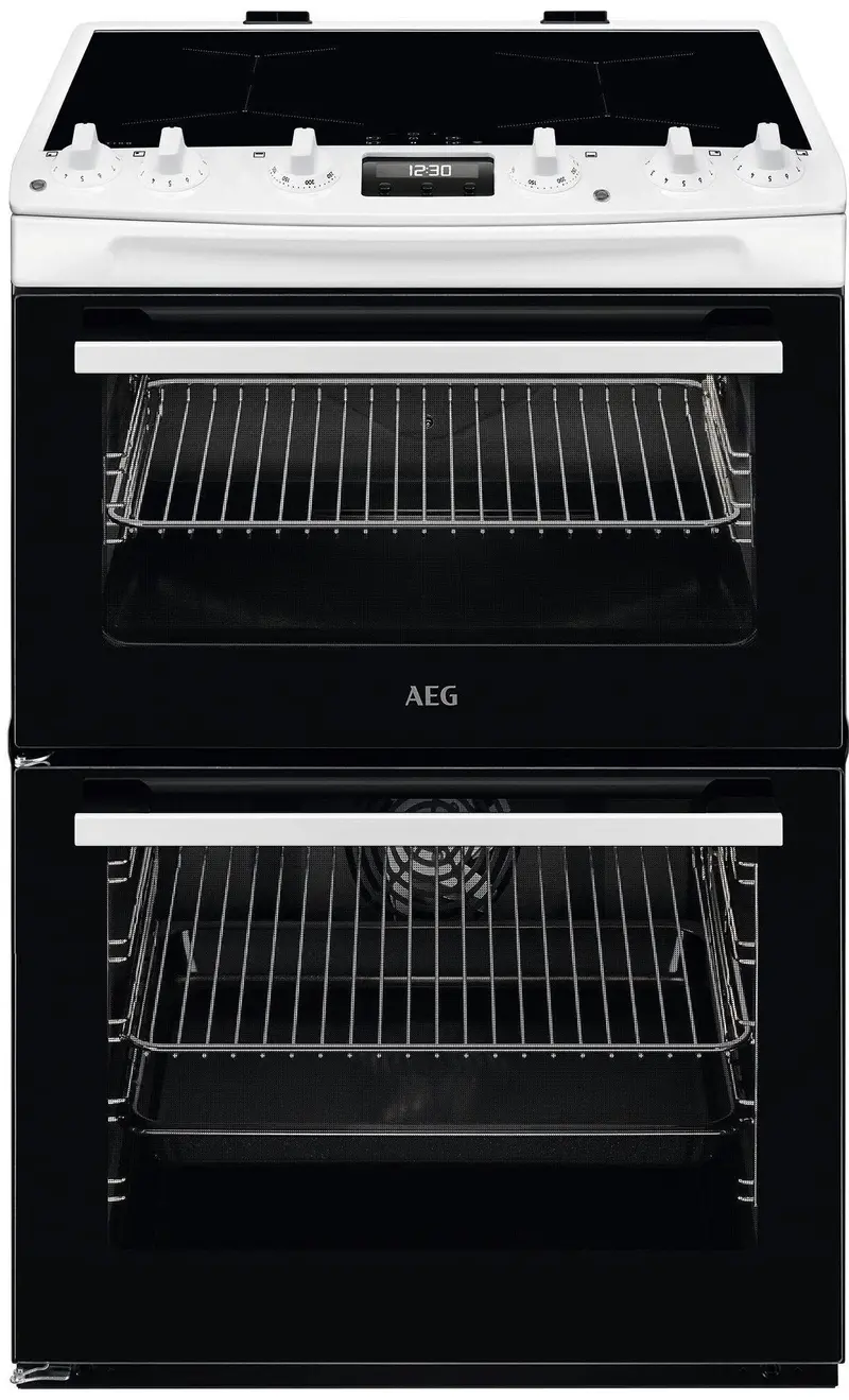Aeg Cix6540Acw 60Cm Induction Electric Cooker With Surroundcook – White 1
