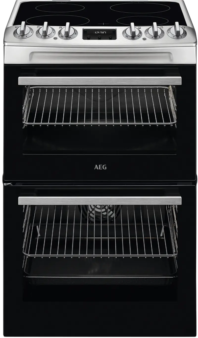 Aeg Surroundcook Ccx1530Acm 55Cm Electric Cooker – Stainless Steel, Ceramic Cooking Surface 1