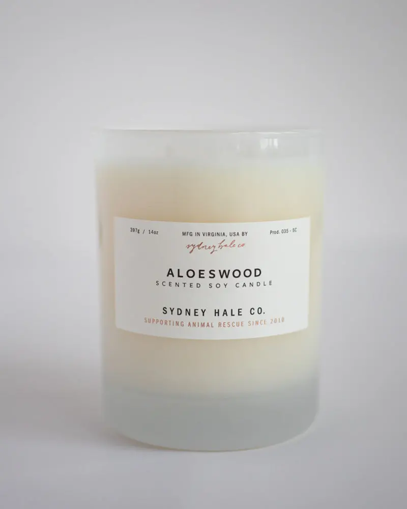 Aloeswood Scented Soy Candle By Sydney Hale 1
