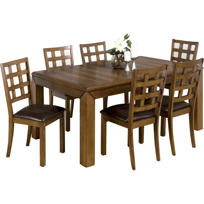 Bayswater Teak Dining Set – Natural Solid Wood Table & Chairs 1