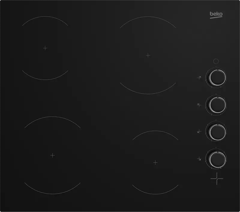Beko Cihyv21B 58Cm Black Ceramic Cooktop 1