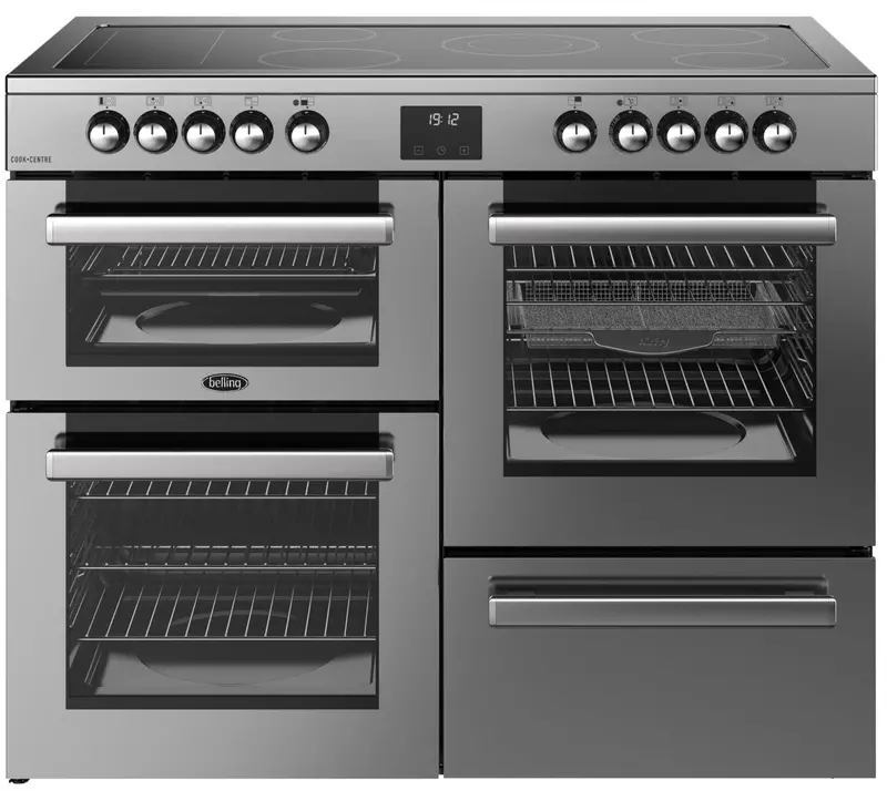 Belling Cookcentre 110E 110Cm Ceramic-Topped Electric Range Cooker – Stainless Steel 1