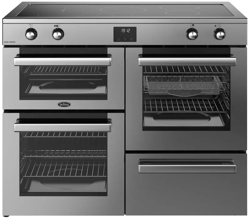 Belling Cookcentre 110Ei 110Cm Induction Electric Range Cooker – Stainless Steel 1