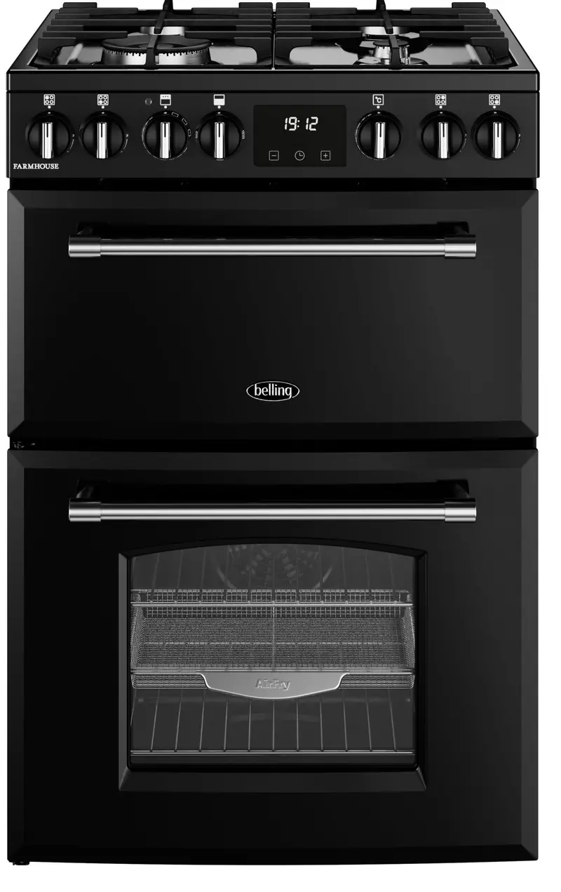 Belling Farmhouse 60Df 60Cm Dual Fuel Cooker – Black 1