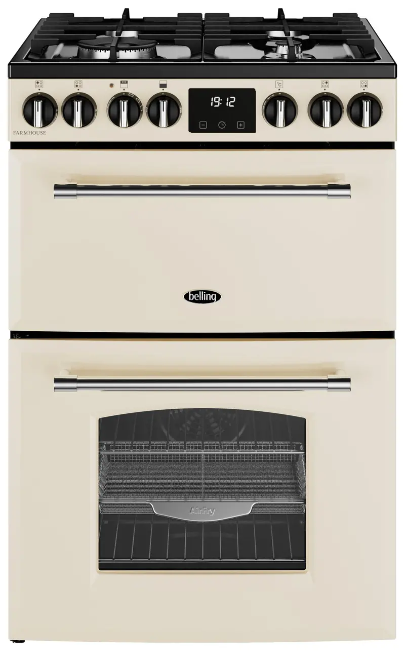 Belling Farmhouse 60Df 60Cm Dual Fuel Cooker – Cream 1