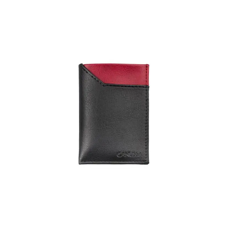 Black-And-Red Cardholder Wallet By Canussa 1