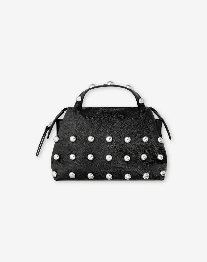 Black Big-Stud Crossbody Bag 1