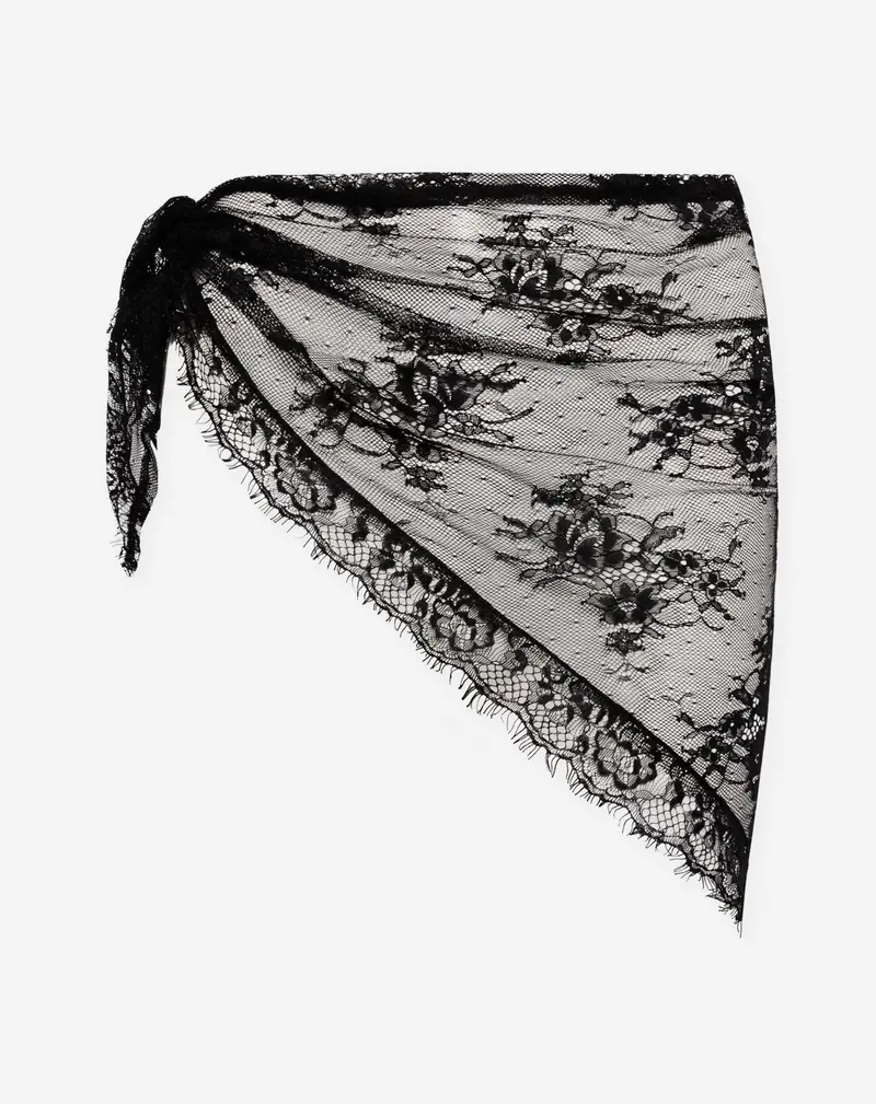 Black Lace Scarf 1