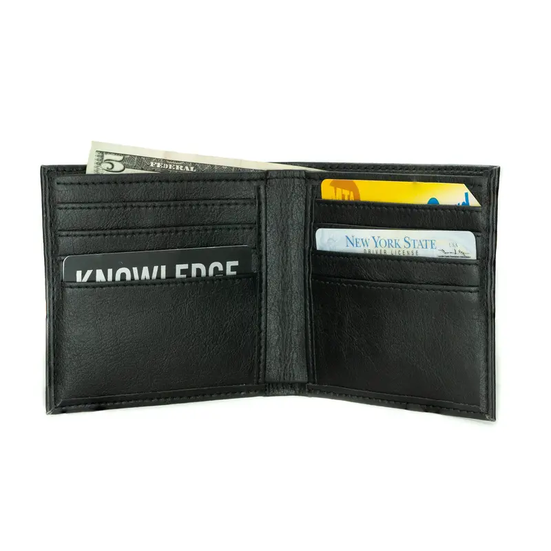 Black Vegan Decker Wallet By Novacas 1