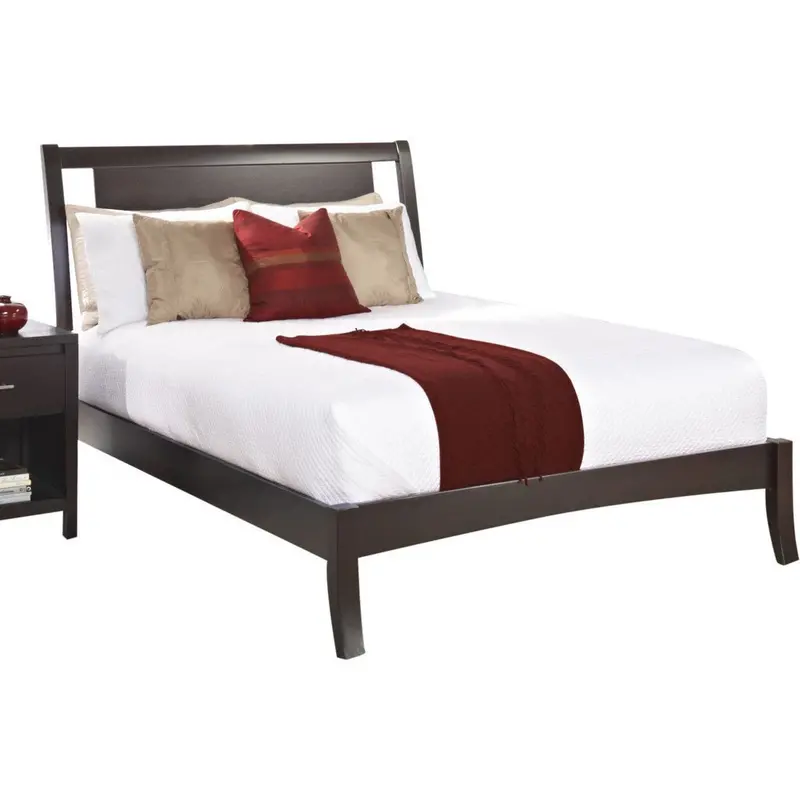 Blois Solid Teak Bed Frame – Classic Headboard With Natural Wood Finish 1