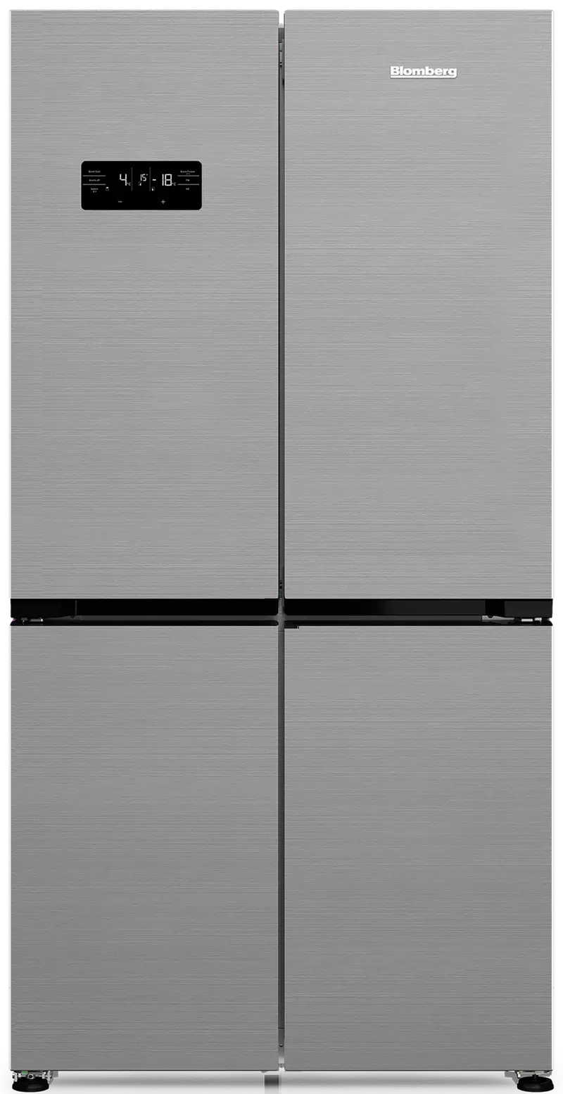 Blomberg Kqd114Vpx American Fridge Freezer – Brushed Steel, E Rated (Final Unit) 1