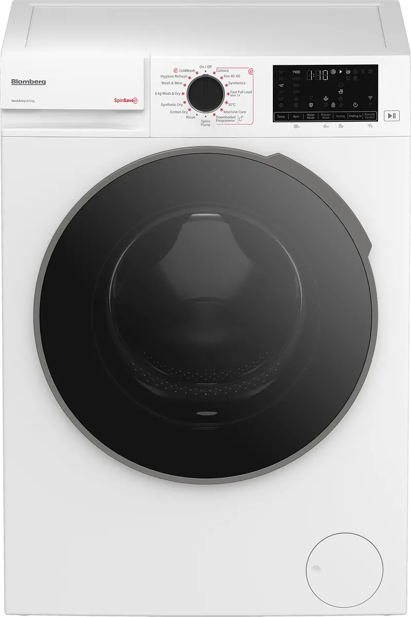 Blomberg Lrf854311W 8Kg Washer-Dryer Combo – 1400Rpm, 5Kg Dry Capacity, White, Energy Class D 1