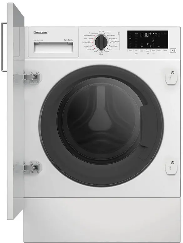 Blomberg Lri1854111 Integrated 8Kg Washer Dryer (5Kg Dry) – D Efficiency, Space-Saving Design 1