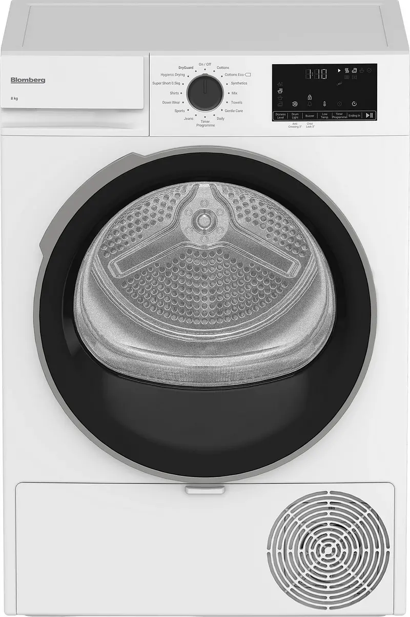 Blomberg Lta18321W 8Kg A++-Rated Heat Pump Tumble Dryer – Minimalist White 1