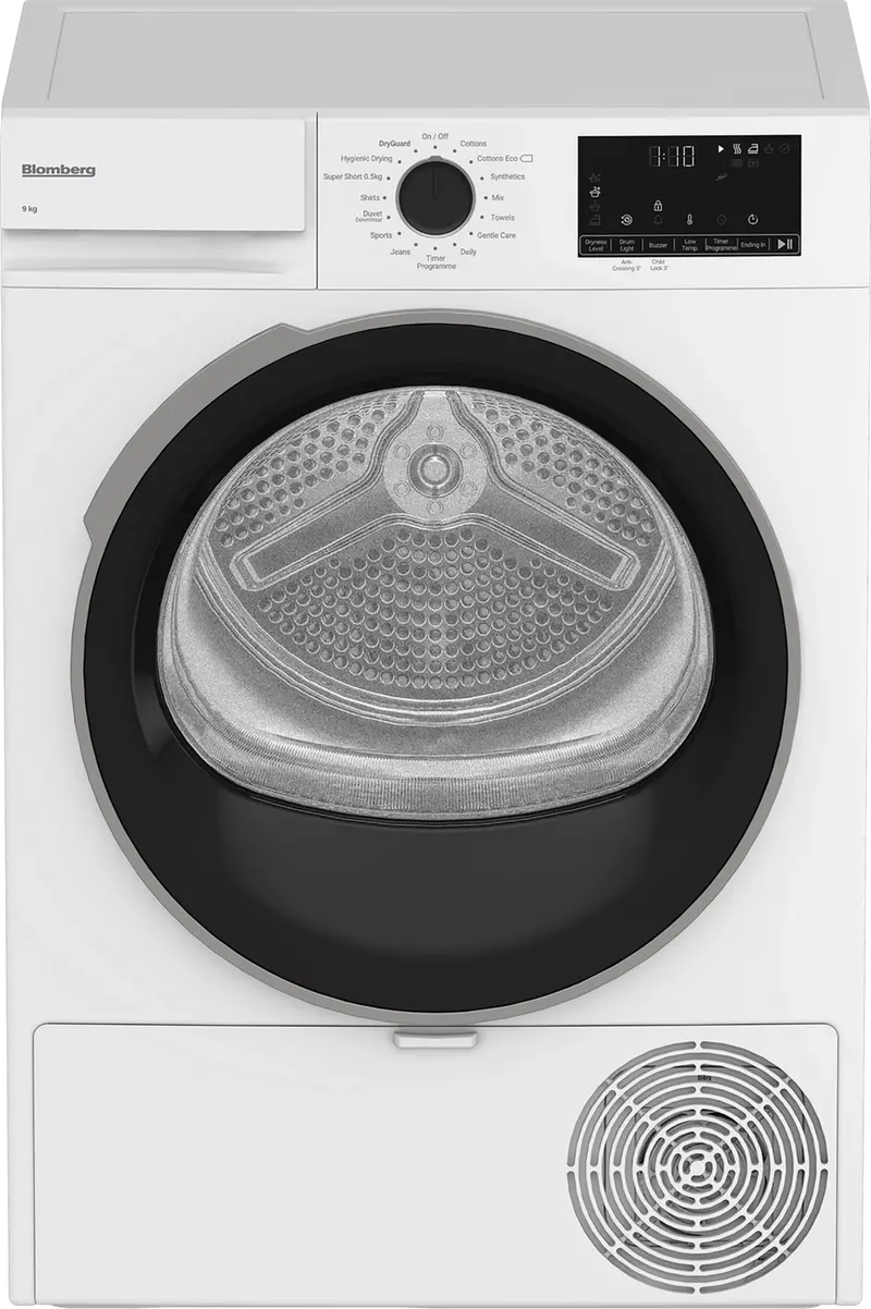 Blomberg Lta19321W 9Kg A++ Heat Pump Tumble Dryer – Crisp White Finish 1