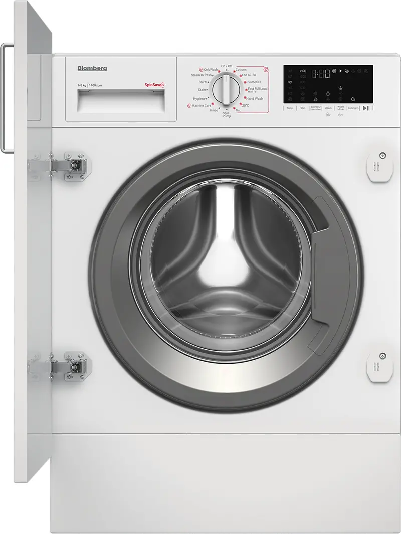 Blomberg Lwi284421 8Kg Integrated Washing Machine – 1400 Rpm, White, A Rated 1