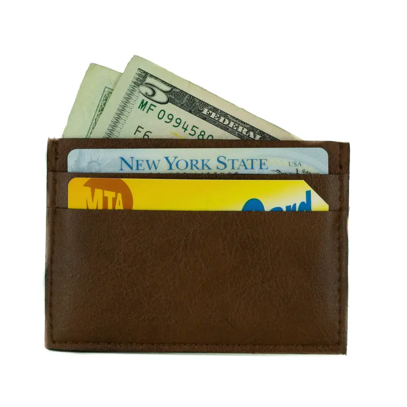 Boris Sleek Cardholder In Tan By Novacas 1