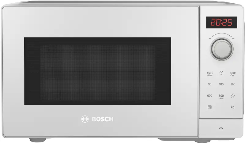 Bosch Ffl023Mw0B 20L White Solo Microwave Oven 1