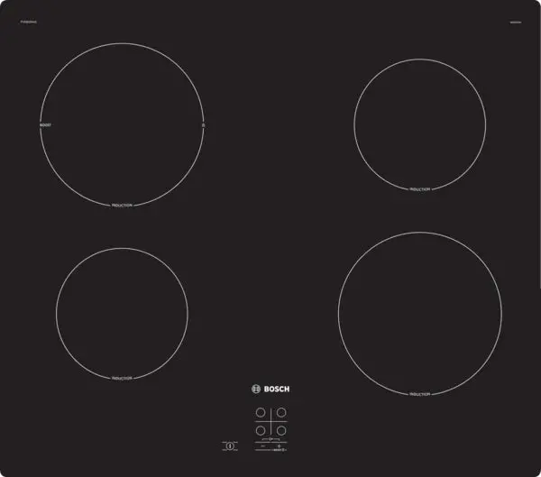 Bosch Series 2 Pug61Raa5B 59Cm Plug-And-Play Induction Hob – Sleek Black Design 1
