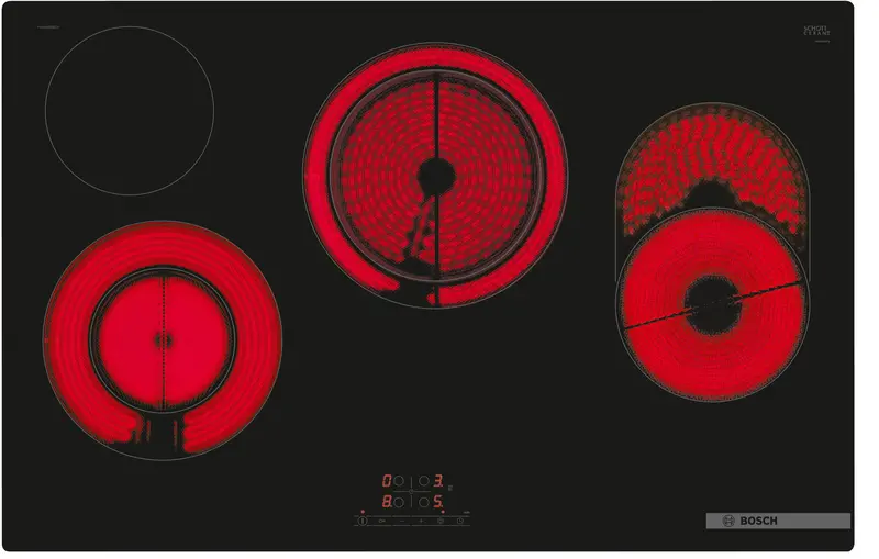 Bosch Series 4 80 Cm Black Ceramic Cooktop – Smooth Touch Surface 1