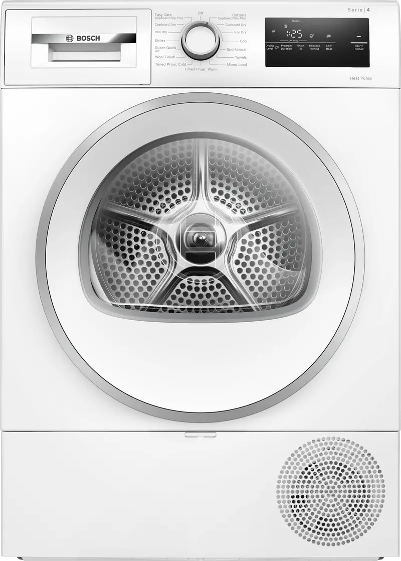 Bosch Series 4 Wth85226Gb 8Kg A++ Heat Pump Tumble Dryer – White Appliance 1