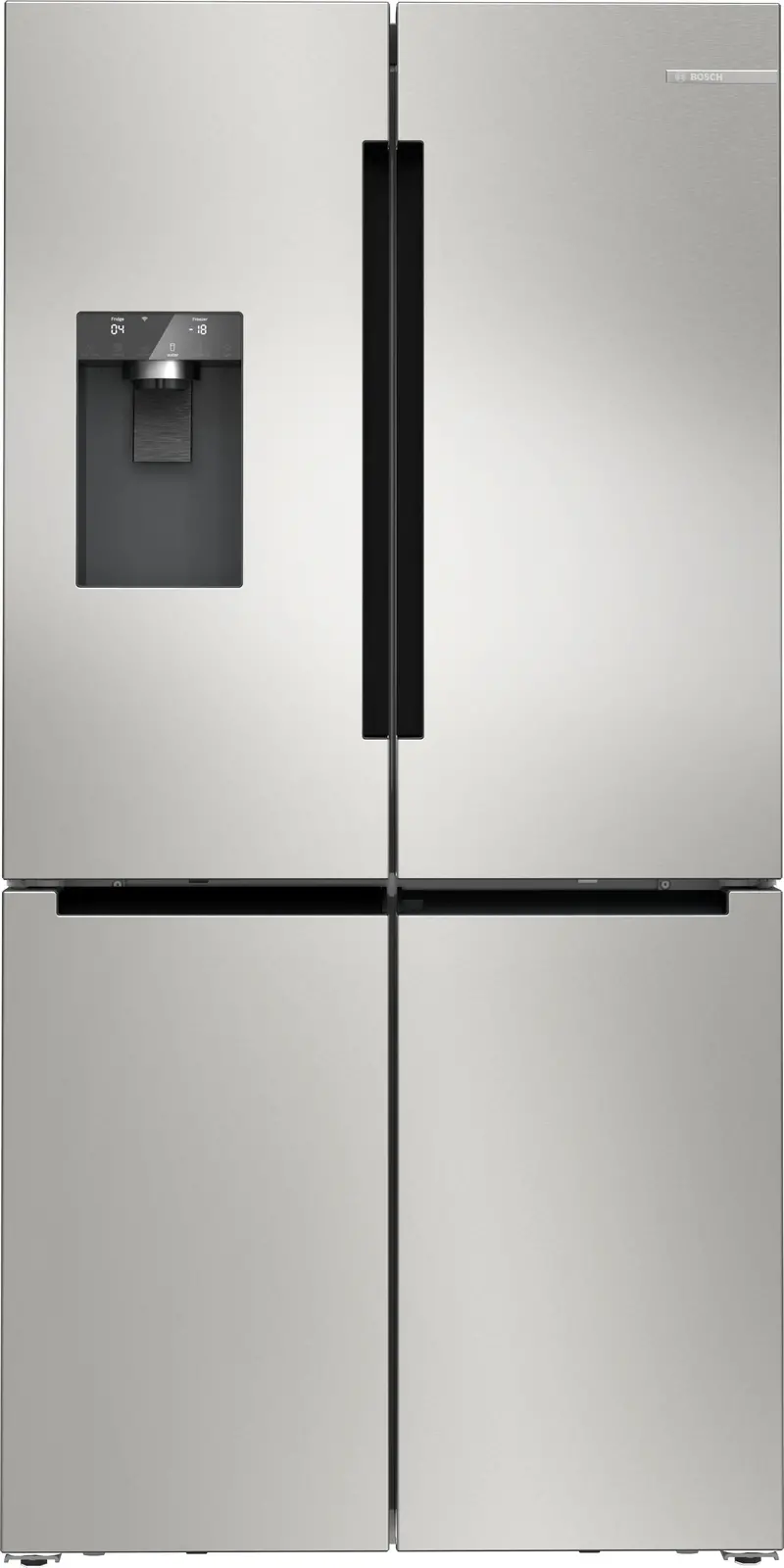 Bosch Series 6 Kfd96Apea Wi-Fi American Fridge Freezer – Brushed Steel, E Efficiency Class 1
