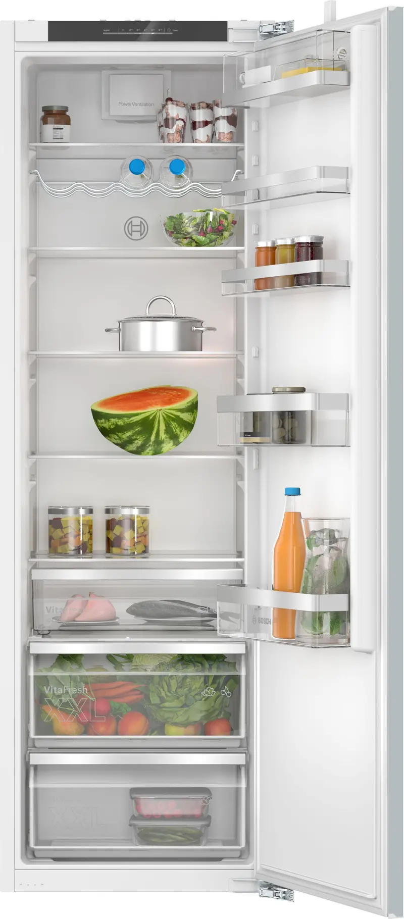 Bosch Series 6 Kir81Add0G 60 Cm Integrated Larder Fridge – White, Fixed Door Fixing, Energy Class D 1