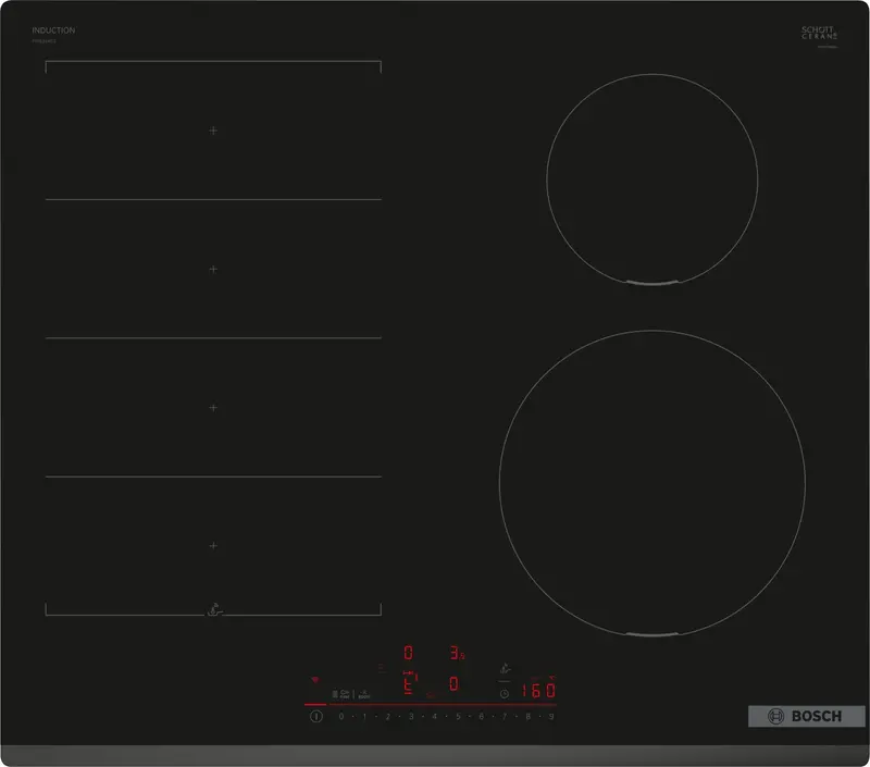 Bosch Series 6 Pix631Hc1E 59Cm Black Induction Cooktop 1