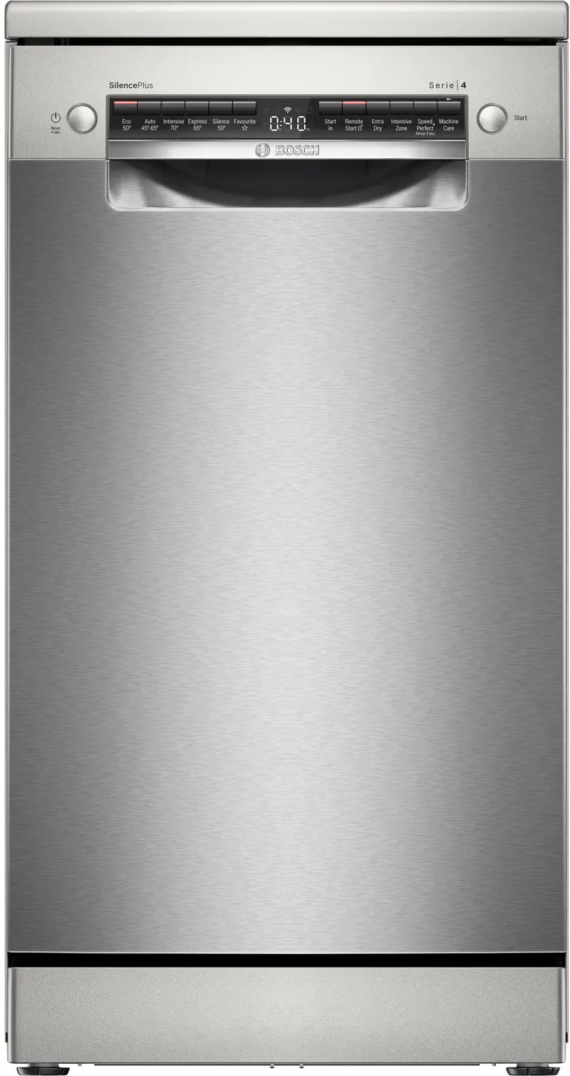 Bosch Sps4Hmi14G Series 4 Slimline Stainless Steel Dishwasher – Energy Class D 1