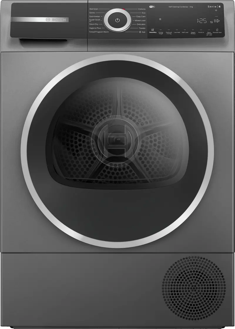 Bosch Wqh246Drgb Series 6 Heat Pump Tumble Dryer – 9Kg, Graphite – Energy Class A+++ 1