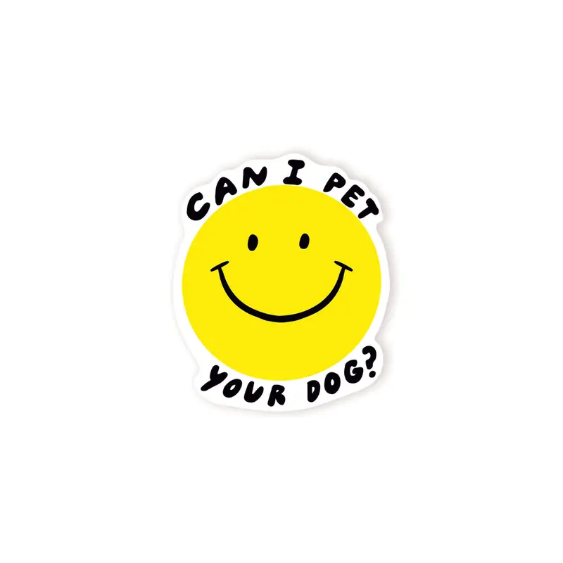 Can I Pet Your Dog? Humor Sticker By Hartland Cards 1