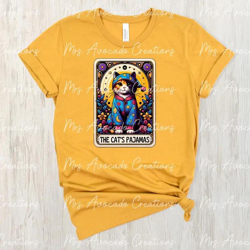 Charming & Quirky Style Tee – 'The Cat'S Pajamas' 1