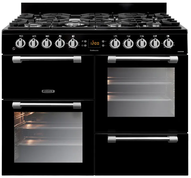 Cookmaster Ck100F232K 100Cm Dual Fuel Range Cooker – Onyx Black 1