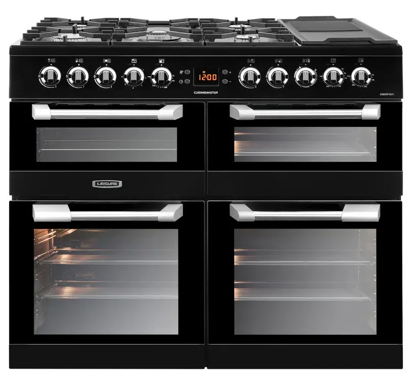 Cuisinemaster Cs100F520K 100Cm Dual Fuel Range Cooker – Premium Black 1