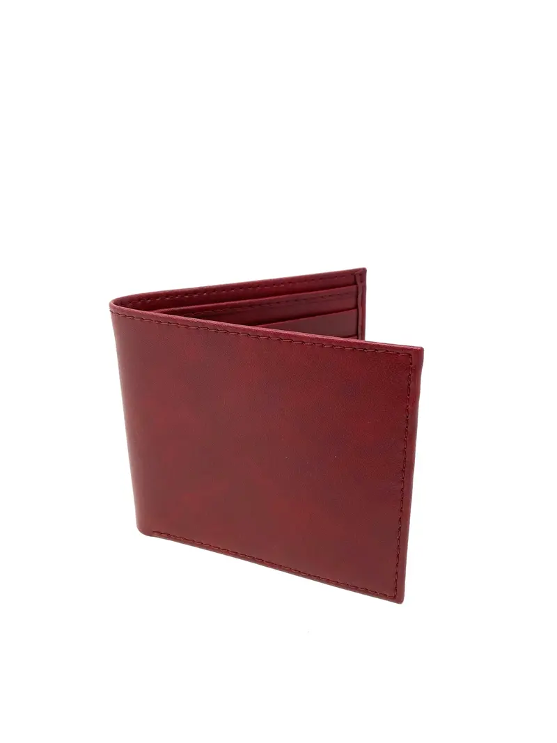 Decker Bifold Wallet In Bordeaux By Novacas 1