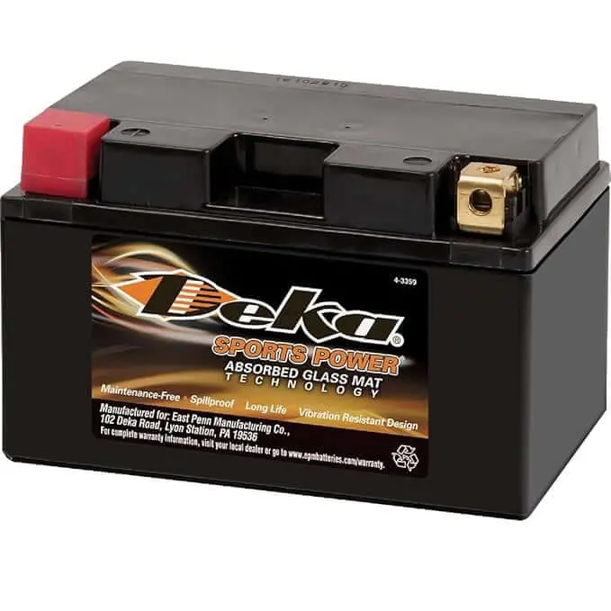 Deka Etz10S Powersport Battery – 12V, Agm, Spill-Proof Design 1