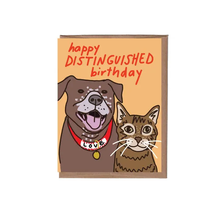 Distinguished Birthday Card With Botanical Design – La Familia Green 1